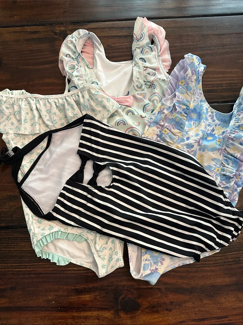 Ruffle Butts kids one-piece 10 swimsuit bundle